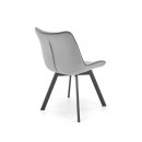 Стул HALMAR K520 темно-серый/черный, поворотный